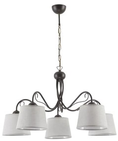 Jupiter 1362 - KM 5 V - Luster na reťazi  KAMELIA 5xE27/60W/230V