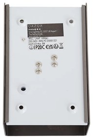 Moderné nástenné svietidlo Gunmetal 2-Lights - Otan S