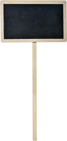 Drevený zápich popisovač rastlín s tabuľkou - 16*1*35 cm