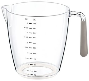 Plastová odmerka 1 l tmavobéžová