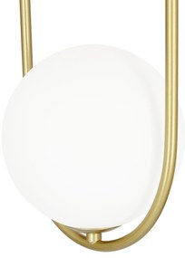 Candellux Mosadzný závesný luster Cordel pre žiarovku 2x G9 32-73464