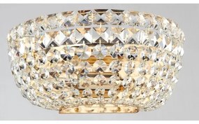 Maytoni DIA100-WL-02-G - Nástenné svietidlo BASFOR 2xE14/60W/230V zlatá