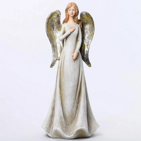 Anjel zlaté krídla 18x15x39,5cm 7000172 - Dekorácia