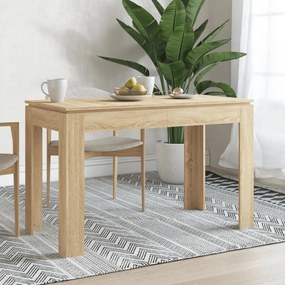 Jedálenský stôl, dub sonoma 120x60x76 cm, drevotrieska