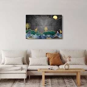Obraz - Horská scenéria (90x60 cm)