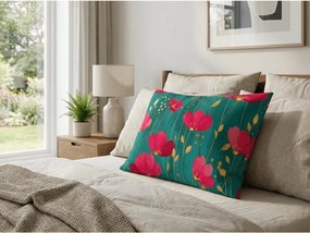 Bavlnená obliečka na vankúš VIVIDELLE POLY 50x70 cm, zelená