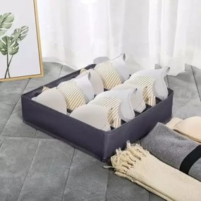 Organizér na spodnú bielizeň, sada 4 ks, SPRINGOS - sivý