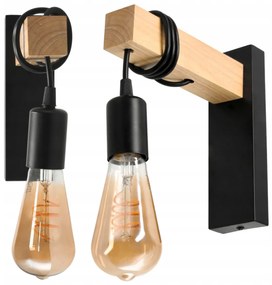 BERGE LED nástenné svietidlo 1x E27 Loft