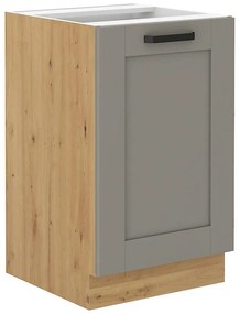 Kuchynská skrinka Luna claygrey/artisan 50ZL 1F BB