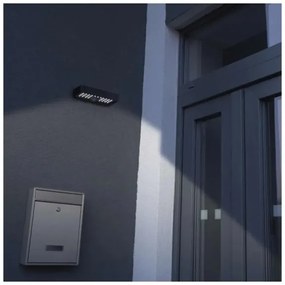 LED Solárny reflektor so senzorom pohybu LED/3,7V 3000mAh 4000K IP65 čierna