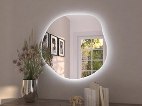 Organické LED zrkadlo s osvetlením A34 80x77