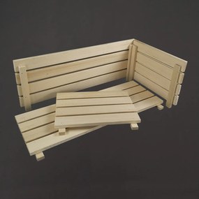 AMADEA Dřevěný designový vyvýšený záhon, 76x43,6x29,5cm