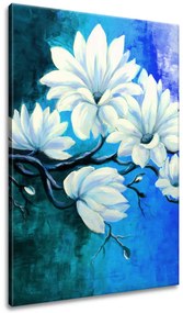 Gario Ručne maľovaný obraz Úžasná magnólia Rozmery: 70 x 100 cm