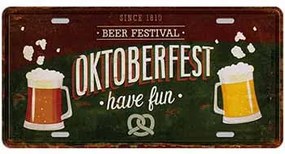 Ceduľa značka Oktoberfest
