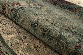 Koberec OMEGA MAMLUK rozeta smaragdový kruh