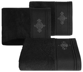 BAVLNENÝ UTERÁK KLAS2 50X90 CM ČIERNA