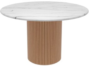 Stôl „Carrara Natural", Ø 105, výš. 75 cm