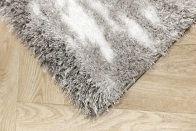 Koberec Shaggy Puffy P387 sivý / antracitový