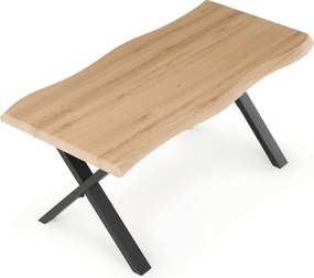 Konferenčný stolík CT-F4312 OAK divoký dub / čierny