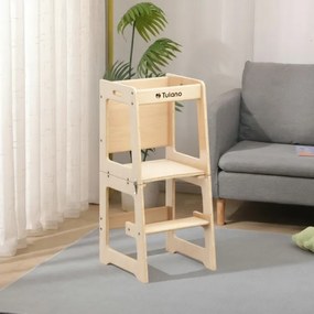 Učiaca veža 3v1 Mooby 35 naturálna