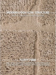 Béžový ručne tkaný okrúhly koberec ø 160 cm Lambeth Jasper – Ted Baker