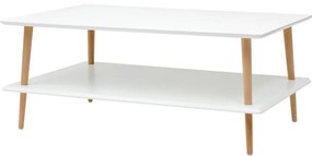 Biely konferenčný stolík so zníženou spodnou doskou Ragaba KORO