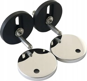 Rea Carlo Mini, závesná WC misa 49x37 cm Rimless s pomaly padajúcim toaletným sedadlom, biela-zlatý okraj, REA-C1222