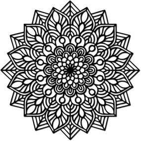 Drevená Mandala, Nástenná Dekorácia, Boho Štýl I SENTOP PR0319-A