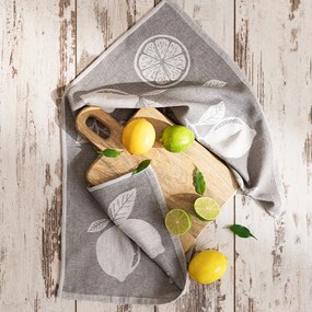 KUCHYNSKÁ UTIERKA LEMON 50X70 CM VZOROVANÉ