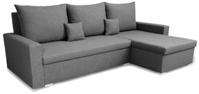 Rozkládací rohová sedací souprava MONDI Šedá