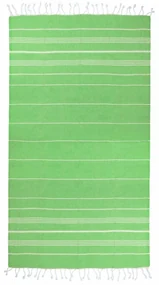 The One Towelling Plážová osuška Hamam Sultan - Čierna / biela | 100 x 180 cm