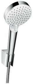 Hansgrohe Crometta, sprchový set 100 Vario s hadicou 1600 mm, biela/chrómová, HAN-26692400