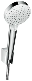 Hansgrohe Crometta, sprchový set 100 Vario s hadicou 1600 mm, biela/chrómová, HAN-26692400