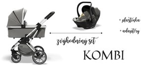 Moon kombinovaný kočík RESEA S BASIC 2024 set KOMBI Shadow