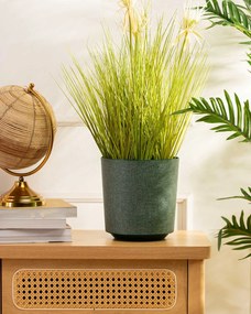 PLASTOVÝ KVETINÁČ ALOE TX 19,5X20 CM TMAVOZELENÁ