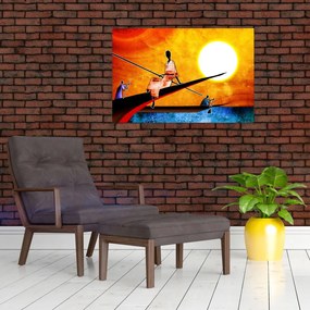 Obraz dobovej starovekej maľby (90x60 cm)