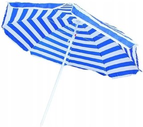 Modro-biely plážový slnečník BEACH 160 cm