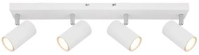 Globo 57911-4W - Bodové svietidlo ROBBY 4xGU10/35W/230V biela