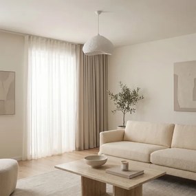 Brilagi - Závesné svietidlo na lanku WABI SABI 1xE27/40W/230V priemer 50 cm biela