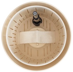 Plastia Samozavlažovací kvetináč Tolita Air krémová, pr. 19 cm, pr. 19 cm