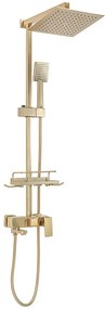 Sprchová súprava natrysková Rea Jack zlatá brúsená