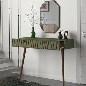 Toaletný stolík Forest Aynali 120 cm hnedý/zelený