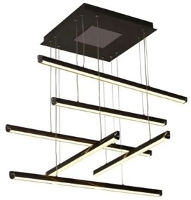 LED Stmievateľný luster na lanku LED/100W/230V 3000-6500K + diaľkové ovládanie