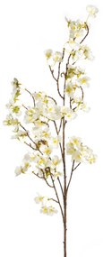 Dekoračný kvet 105 cm, s kvetmi 50 cm , kvet 3 cm, biela