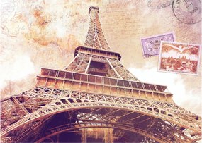 Sklenený obraz - Pohľad z Paríža (70x50 cm)