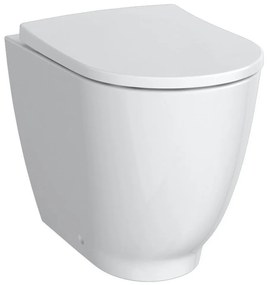 GEBERIT Acanto samostatne stojace WC kapotované Rimfree (bez splachovacieho kruhu) s hlbokým splachovaním, 350 x 510 mm, biela, 500.602.01.2