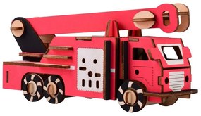 Woodcraft Drevené 3D puzzle Hasičské auto