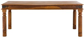 furniture-nabytek.cz - Masívna jedálenská súprava Merlin I z palisandra, lakovaná, hnedá – stôl 150x90 cm + 6 stoličiek