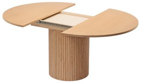 Okrúhly rozkladací jedálenský stôl v dekore duba ø 115 cm Malaga – Bonami Selection