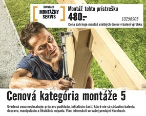 Pergola bioklimatická Rojaplast Intro Neo 360 x 300 x 255 cm voľne stojaca antracit